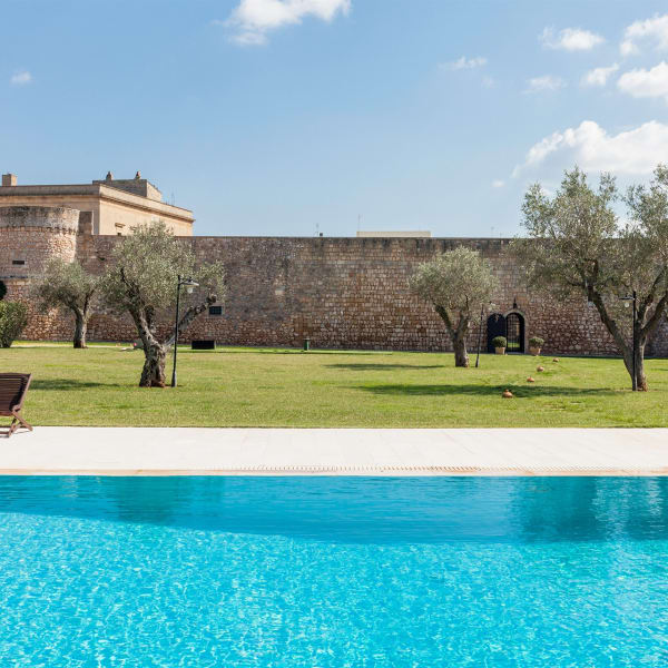 The splendid pool and gardens.