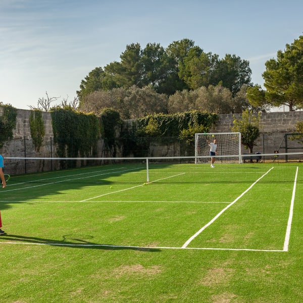 The super tennis court.