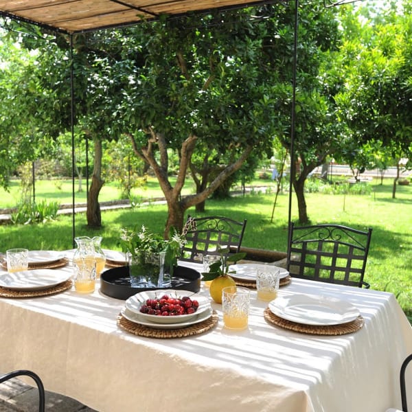 The al fresco dining area where you will probably take most meals.