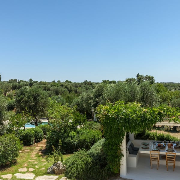 Wonderful views from the al fresco dining area.