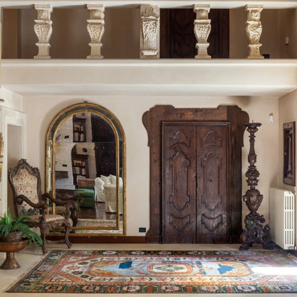 The entrance to one of the large reception rooms.