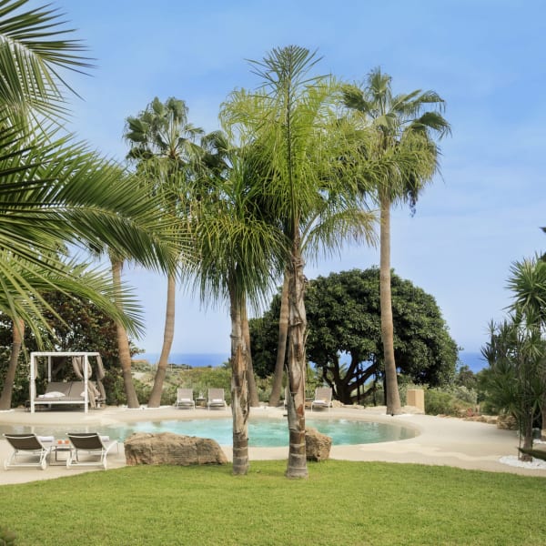 The luxuriant gardens at Ammalia.