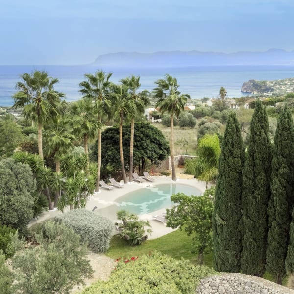 Ammalia rises in a panoramic position overlooking the sea and countryside in northwest Sicily. 