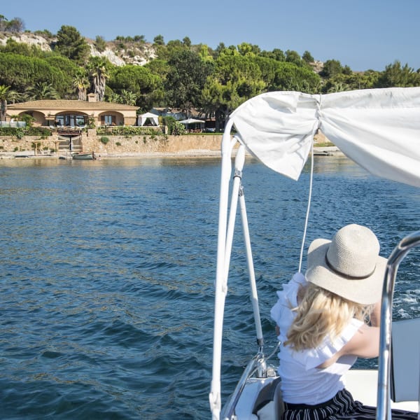 Azzurra seen from the sea.