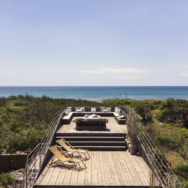 Cabanna's rooftop terrace with its fabulous sea views.