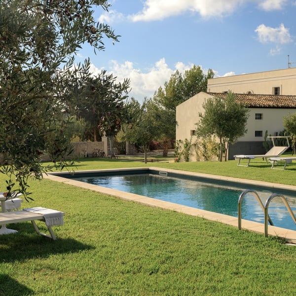 The house seen from the pool area.