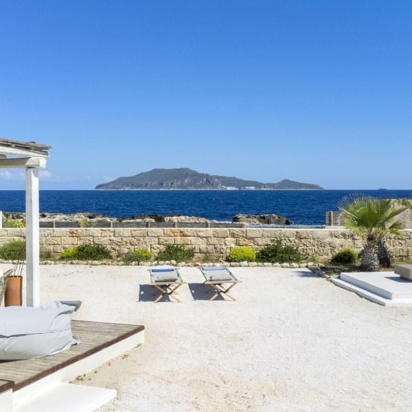 Views out to sea and across to the neighbouring island of Levanzo.