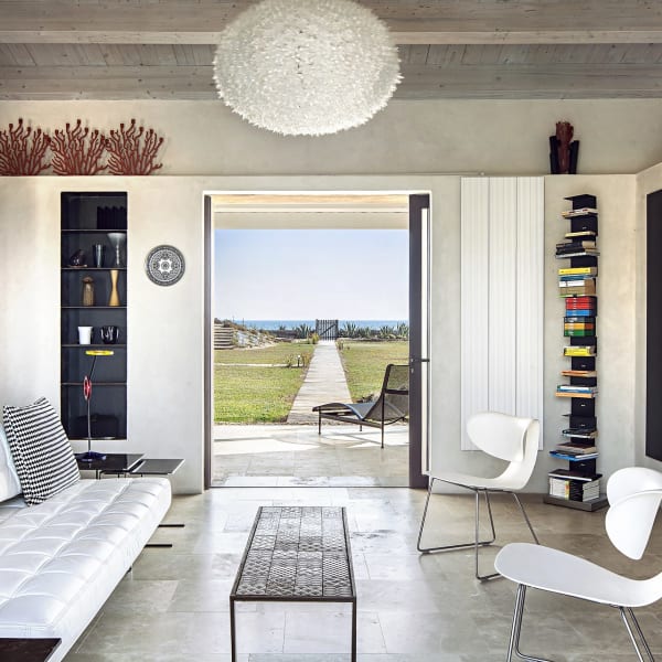 The welcoming living area opens out into the front and back gardens