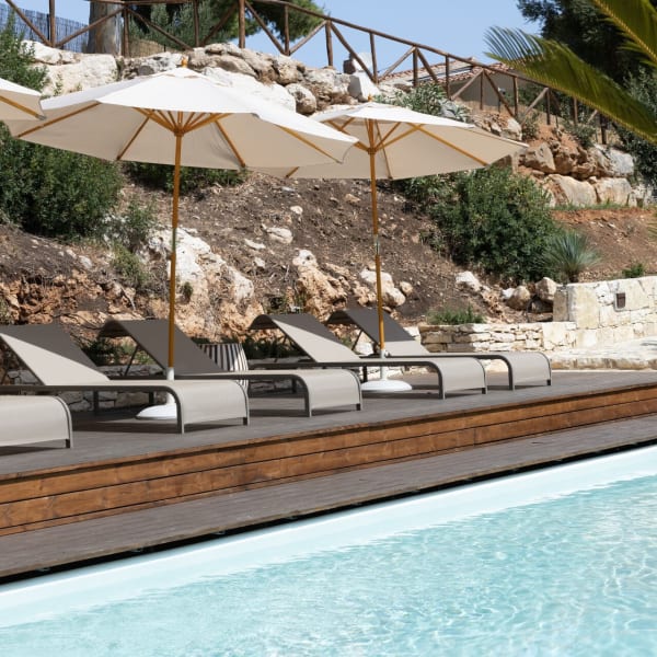Choose your lounger and settle in for the day.