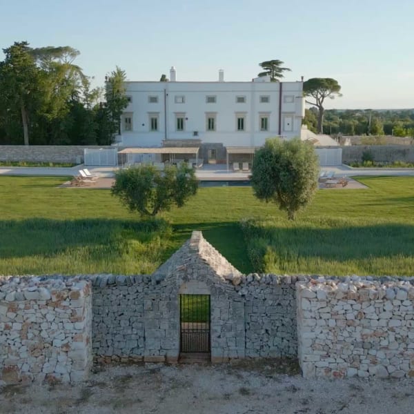 Aerial views of Casina Cinquepozzi