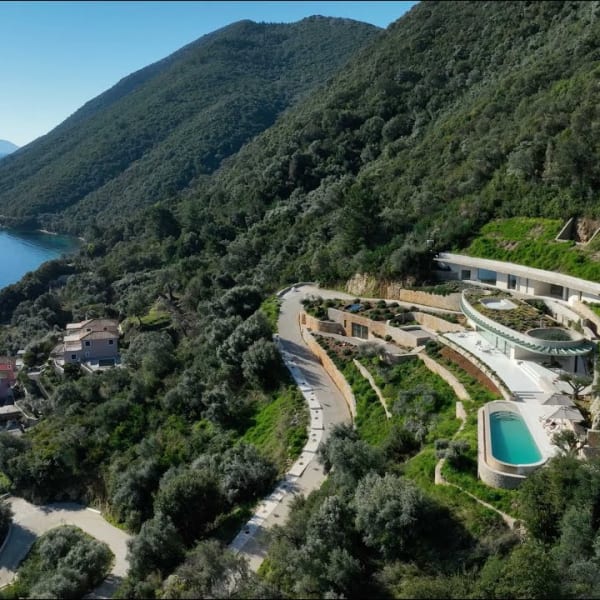 Aerial views of Thyta House