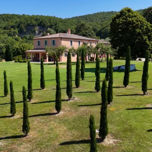 Aerial views of Casalberna