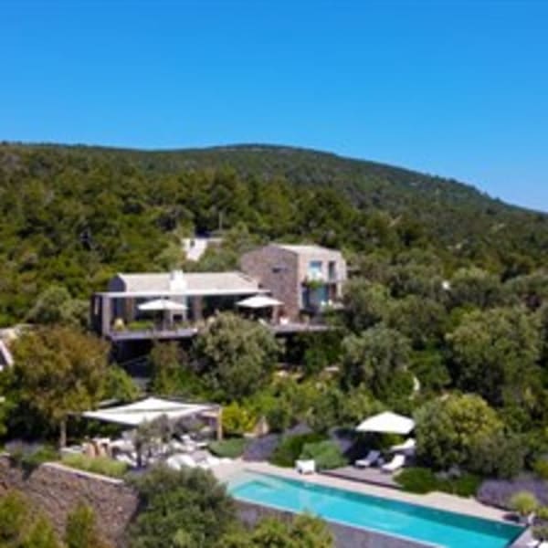 Aerial views of Kolokithi Bay