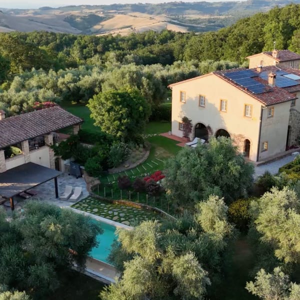 Aerial views of Torre di Fonterinaldi