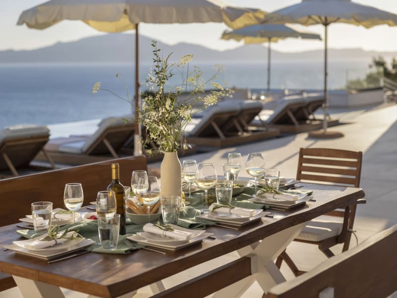 Every meal at Amiddalia is accompanied by this view.