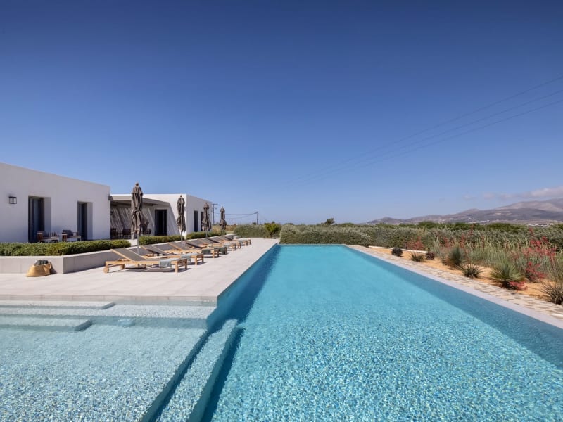 Anise's incredible, 20m-long infinity pool.