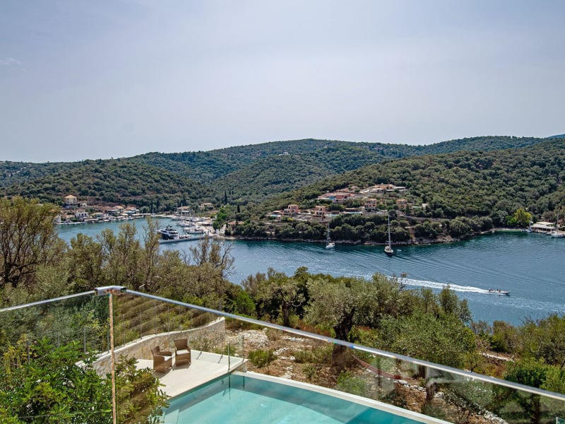 Looking out to the bay of Vathi.