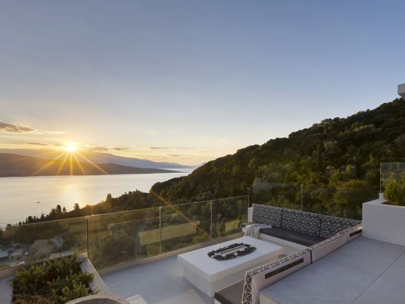 The sunrise over Meganissi is worth waking up early for.