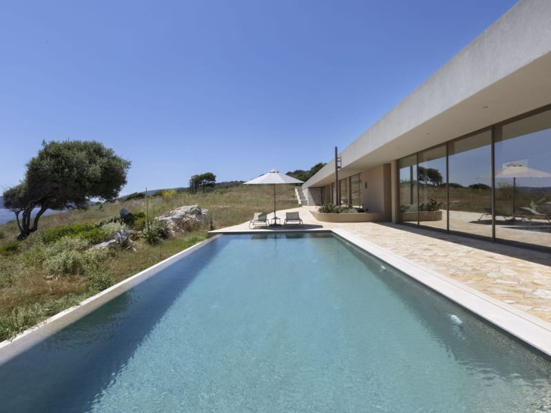 La Sirena's sleek contemporary lines and its irresistible 10m-long infinity pool.