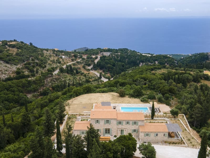 Louisa rises amongst the green hills of northern Zakynthos just a few minutes' drive from the sea.