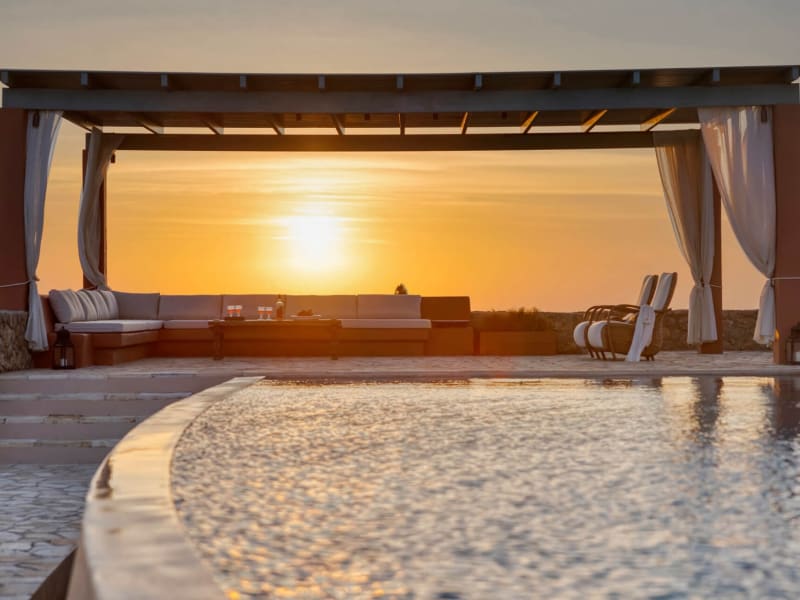 Sunset-gazing is a daily ritual at Odyssea.