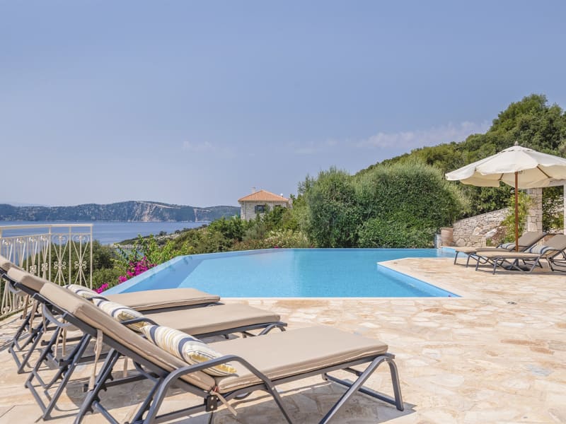 Looking out to sea from the infinity pool area.