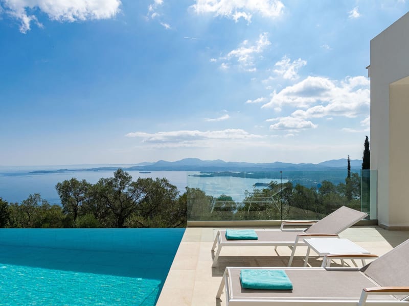 The refreshing waters of the pool.