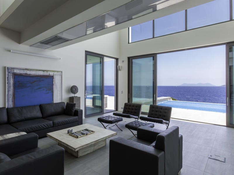 The comfortable and stylishly furnished living area.