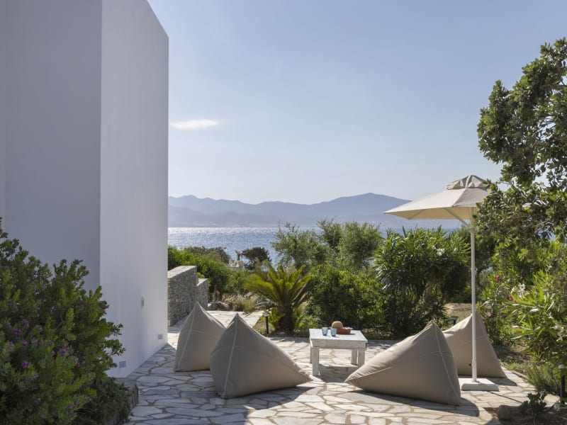 More wonderful views from one of the sitting areas on Villa Espera's wrap-around terraces.