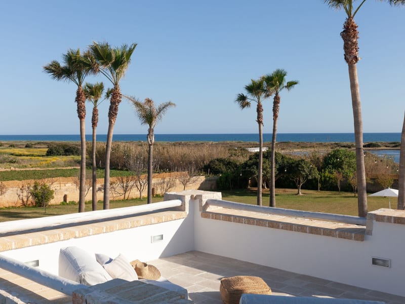 Magnificent views from the roof-top terrace.