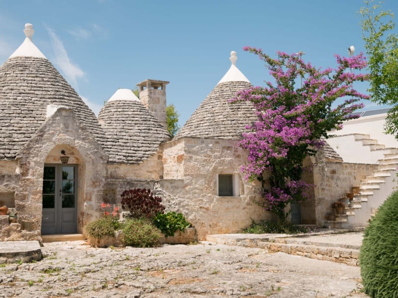 The beautifully restored trullo part of Trullo Terra Dolce!