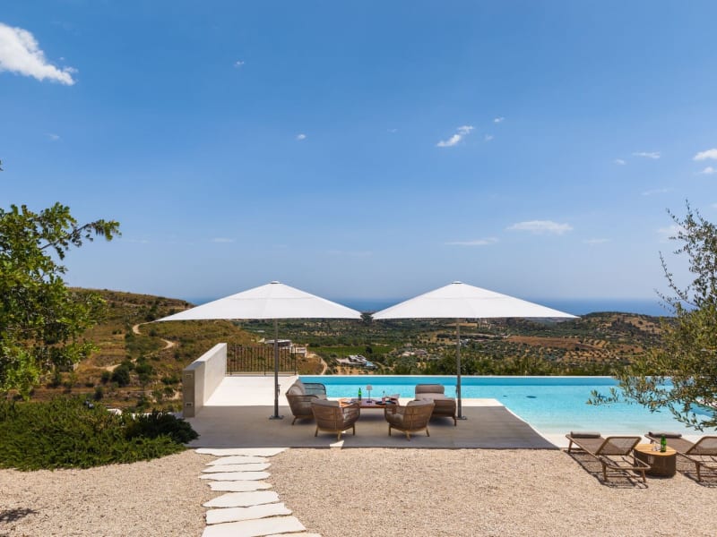 The path to the pool.