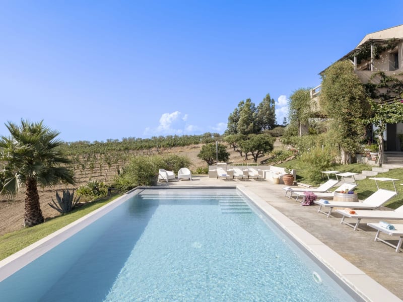 Time for a swim in the gorgeous pool.