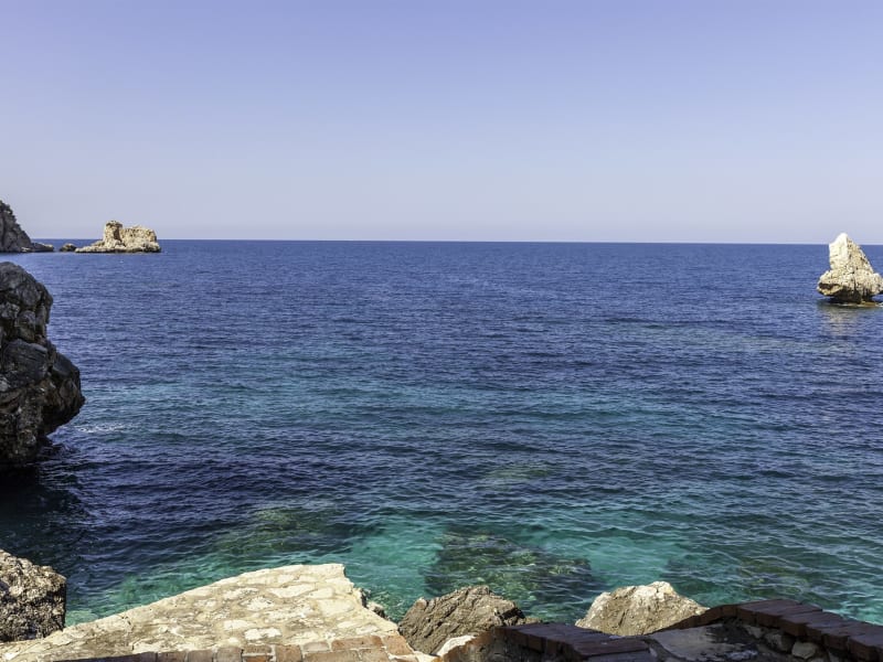 Funcia's delightful sea access.
