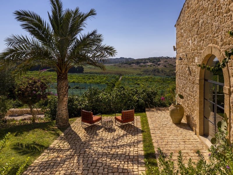 A panoramic spot overlooking the surrounding countryside.