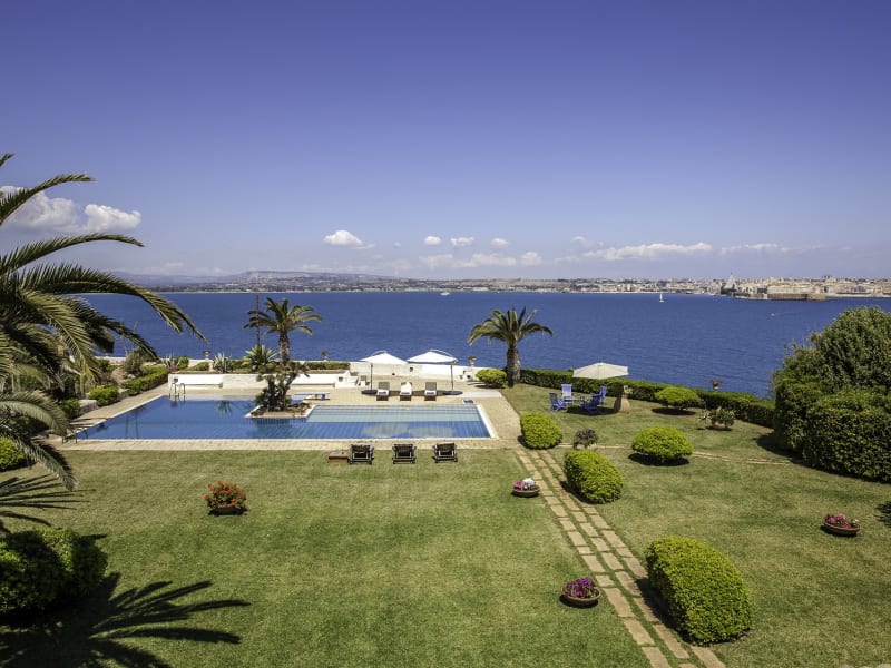 Stunning views from Isola Blu's main suite terrace.