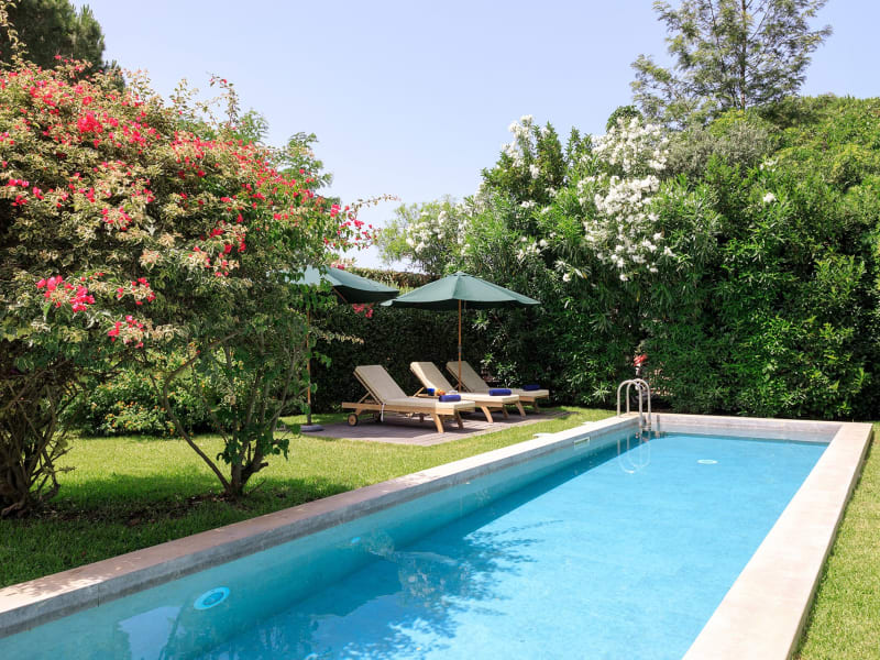 The refreshing waters of the pool.