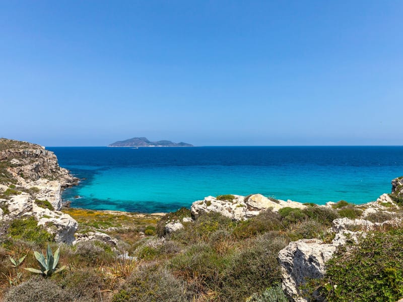 Your private access to the magnificent waters of Cala Rossa.