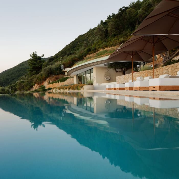Thyta House owners photo December 2025 exterior Lefkada Greece