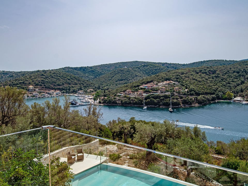 Looking out to the bay of Vathi.