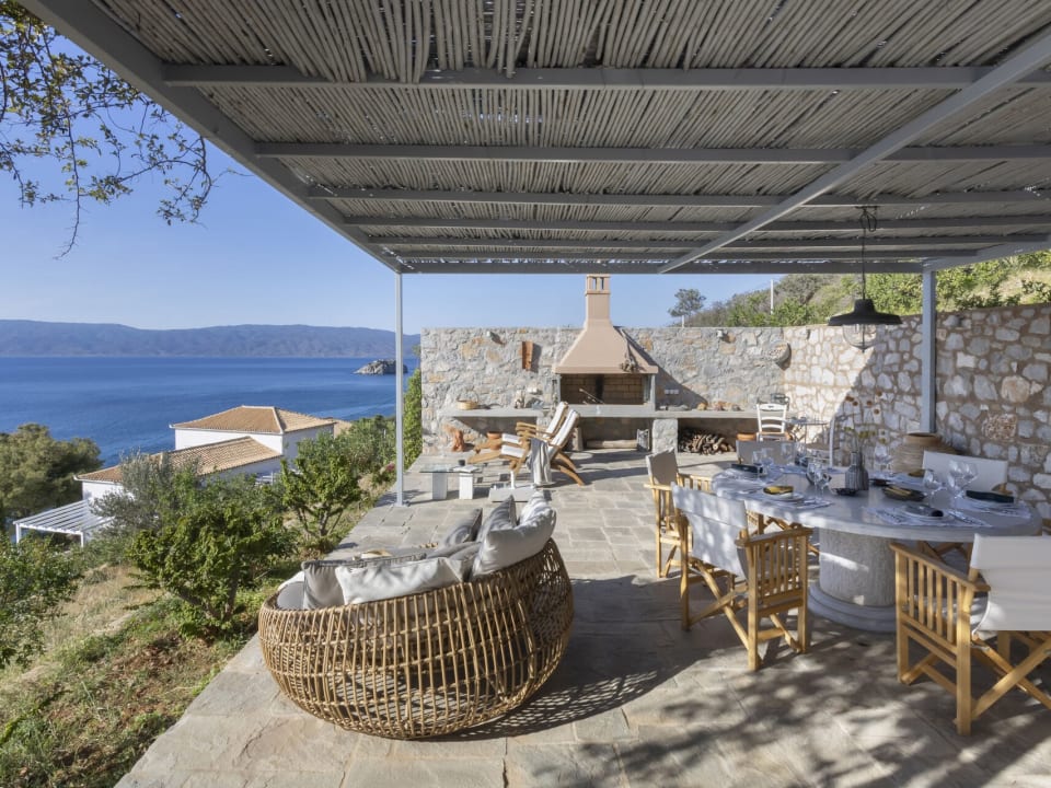 The main terrace, where you will take most of your meals.