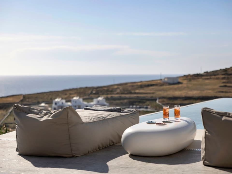 There are plenty of comfy spots around the pool.