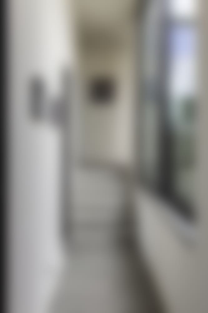 The corridor leading to the main sleeping quarters.