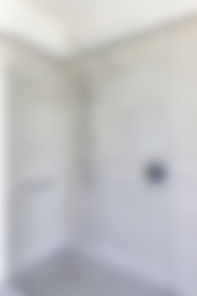 The large shower in the bathroom of the independent suite.