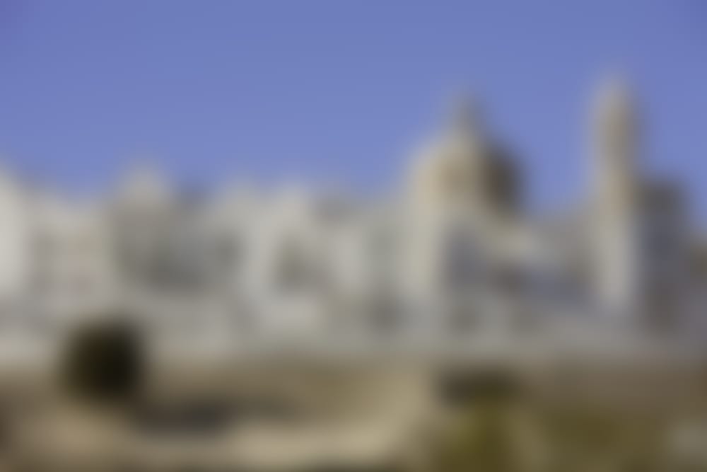 Circular Locorotondo. with its Chiesa Madre.