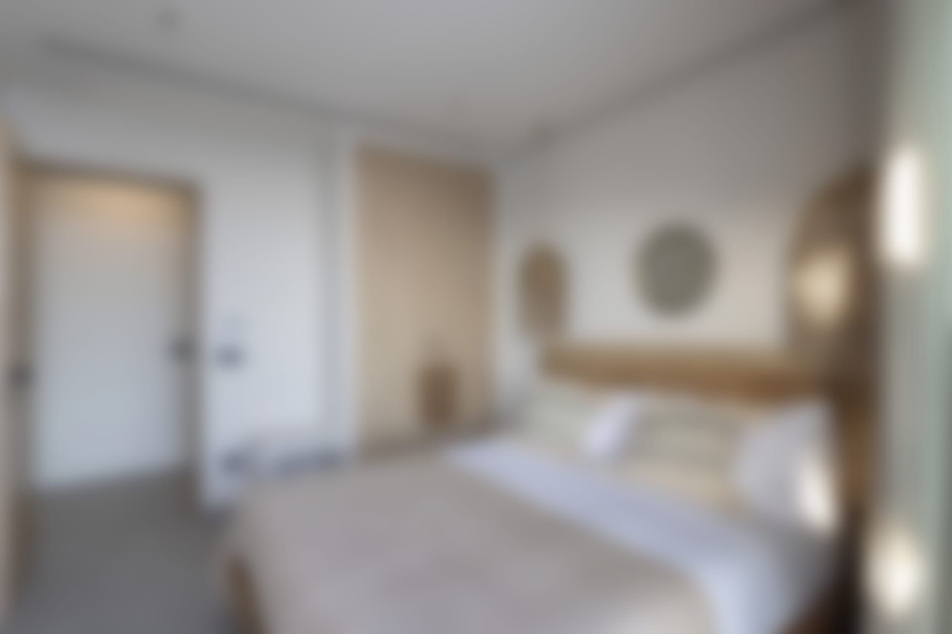 The first bedroom in the guesthouse, a double. (Bedroom 3)