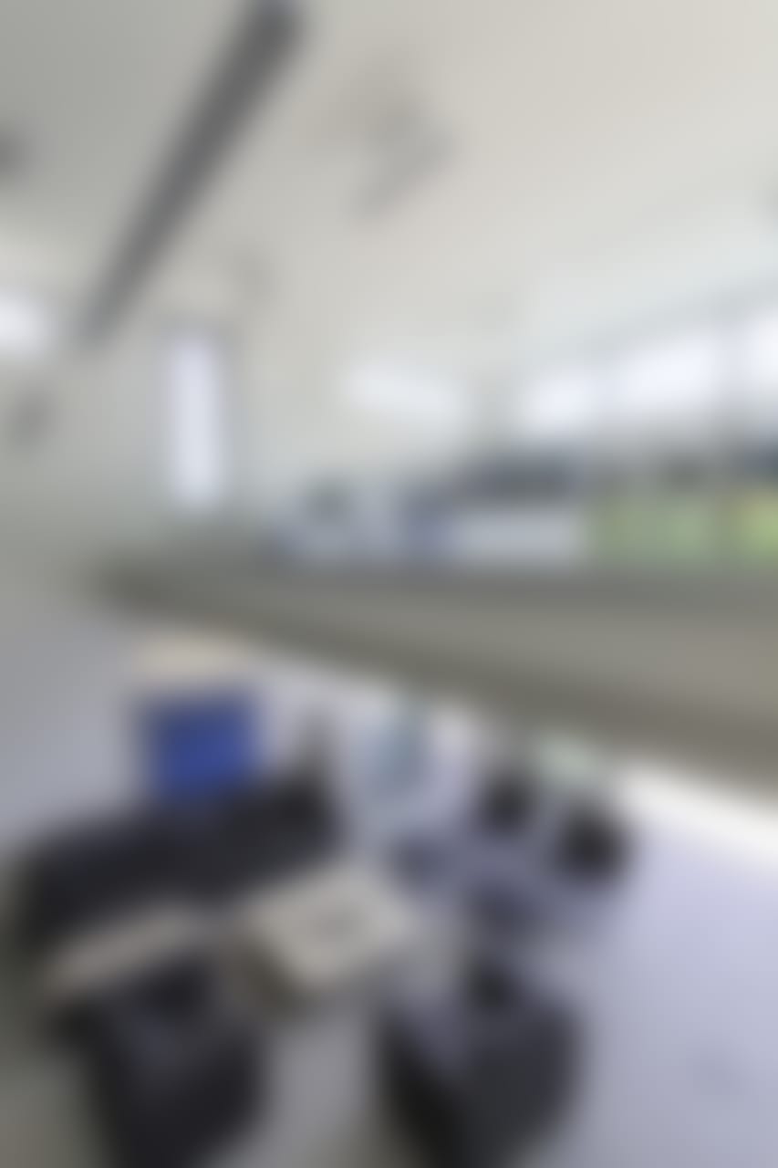 The double height lounge area.