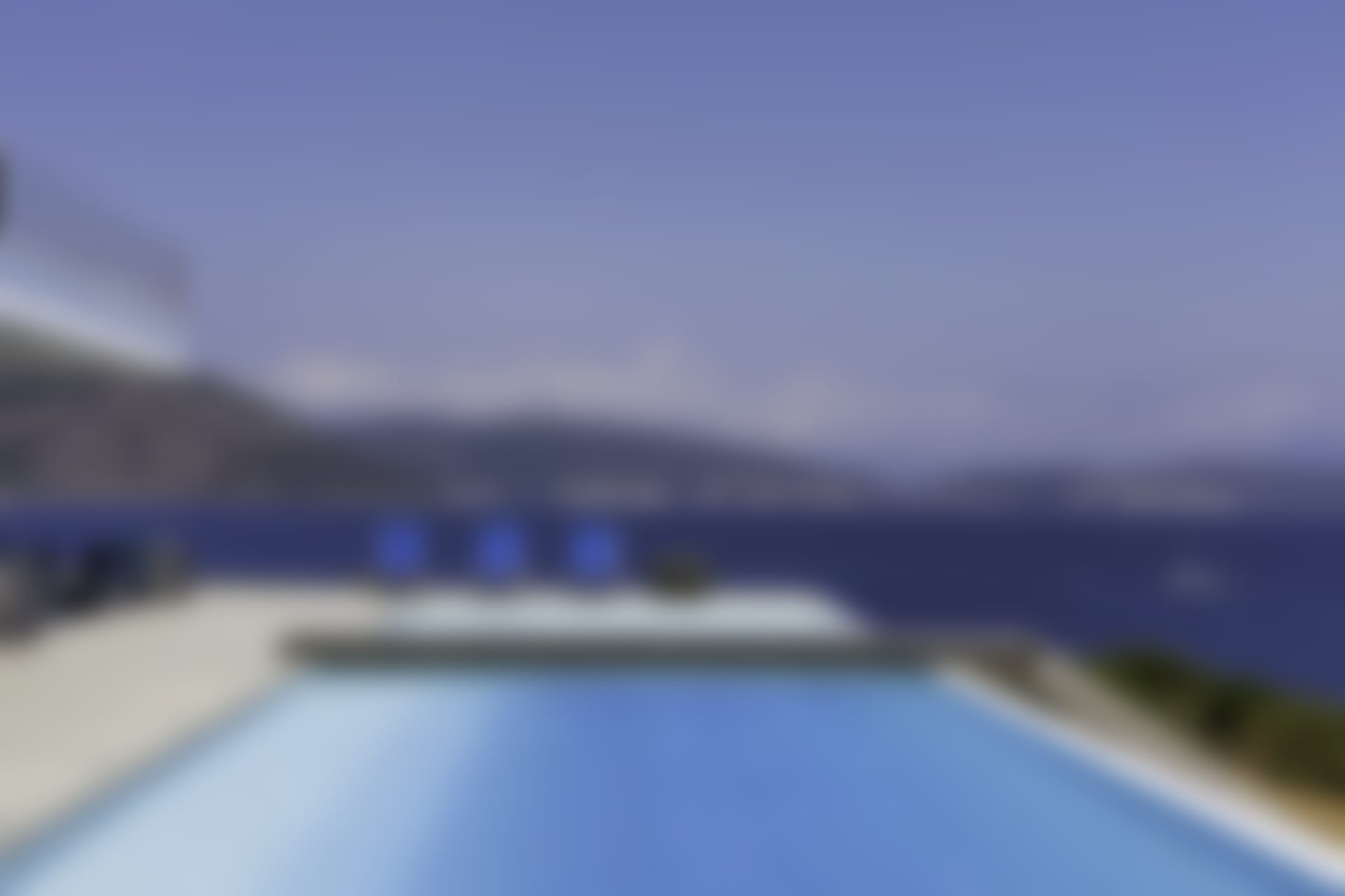 Stunning views from the infinity pool.