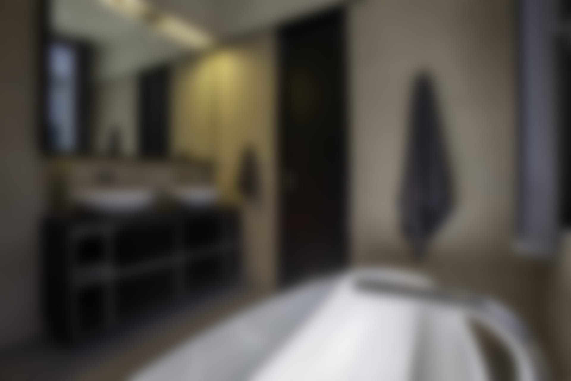 The en-suite bathroom of the main bedroom.