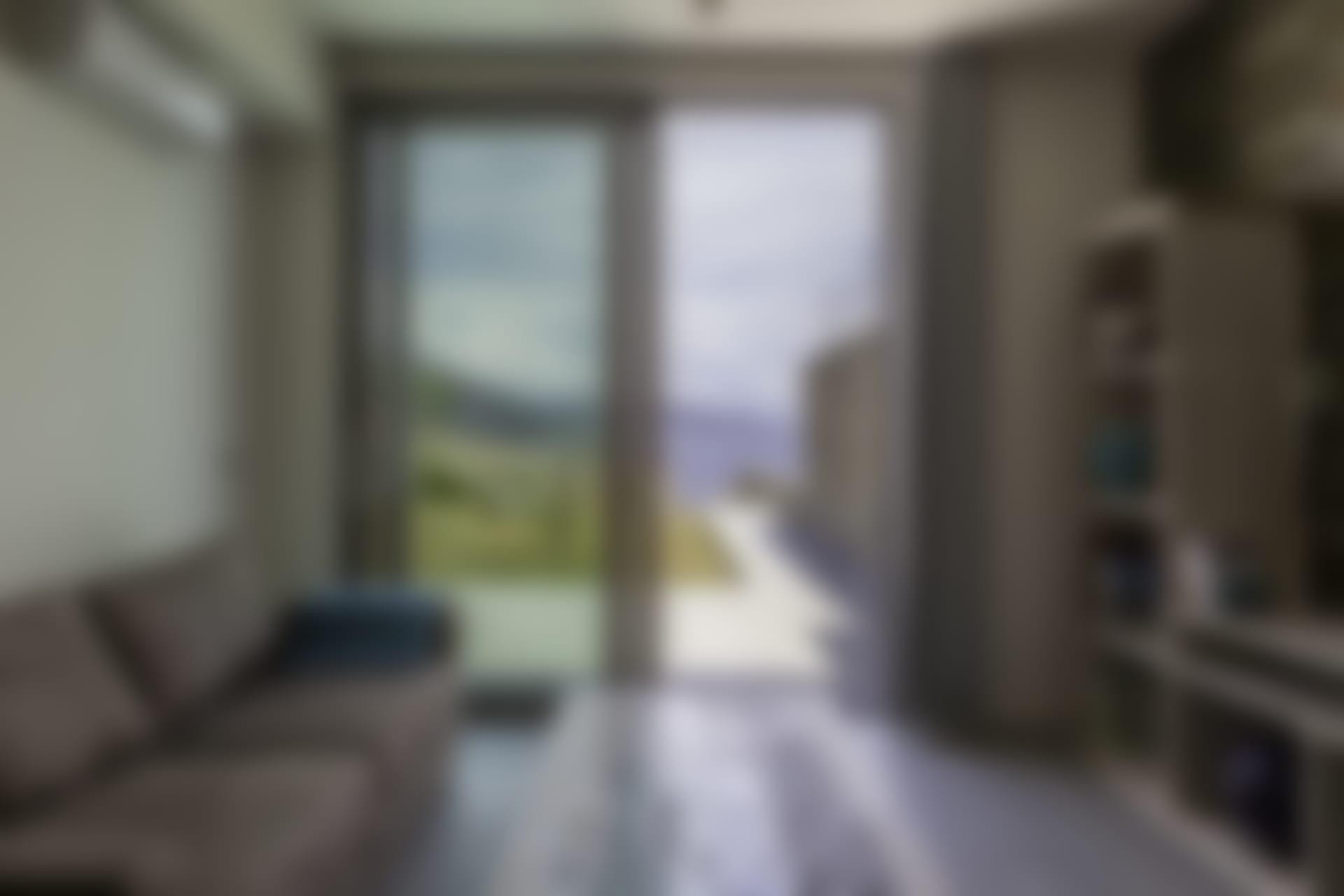 The living area of the independent suite.